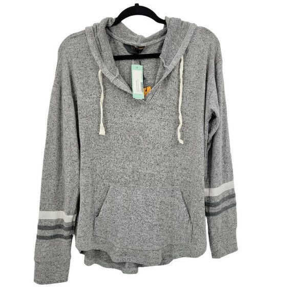 Mix by 41 Hawthorne Space Dye Heather Gray Hoodie L Pullover Comfy Loungewear - Picture 11 of 11